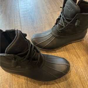 Sperry Women's Black Winter/Rain Boots